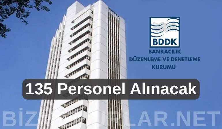 BDDK 135 Meslek Personeli Alacak