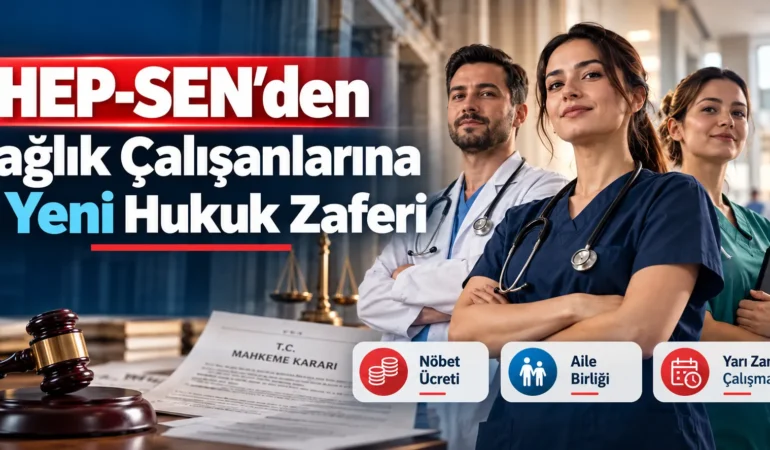 HEP-SEN Mahkeme Kararları: Sağlık Çalışanları İçin 3 Yeni Hukuk Zaferi